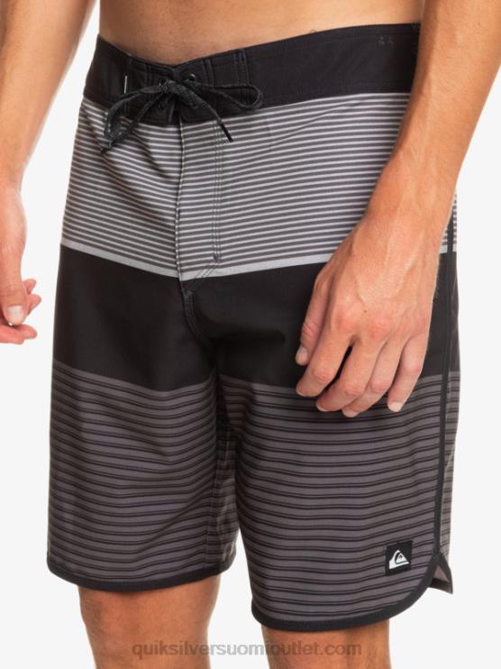 Quiksilver D6JJ206 miehet musta surfsilk tijuana 19 boardshortsit