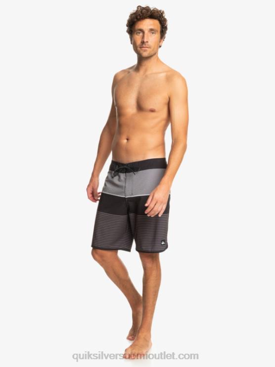 Quiksilver D6JJ206 miehet musta surfsilk tijuana 19 boardshortsit