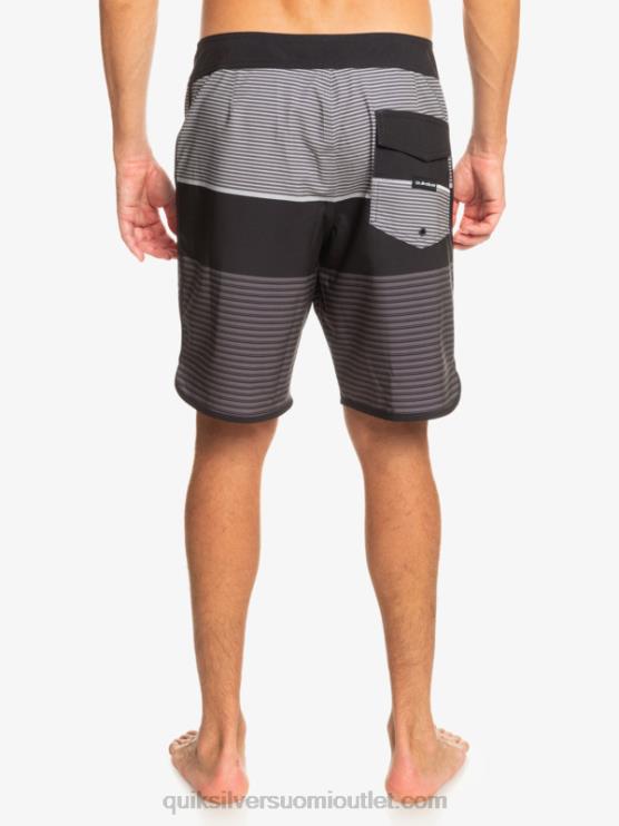 Quiksilver D6JJ206 miehet musta surfsilk tijuana 19 boardshortsit