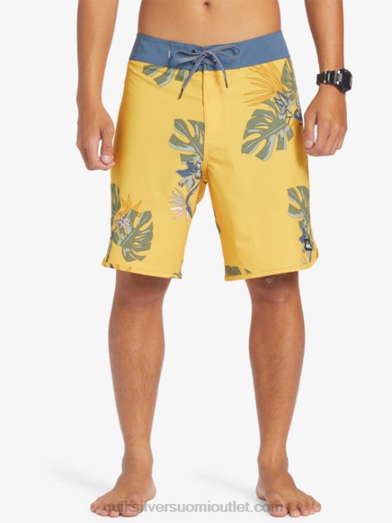 Quiksilver D6JJ214 miehet keltuainen surfsilk kampasimpukka 19 boardshortsit