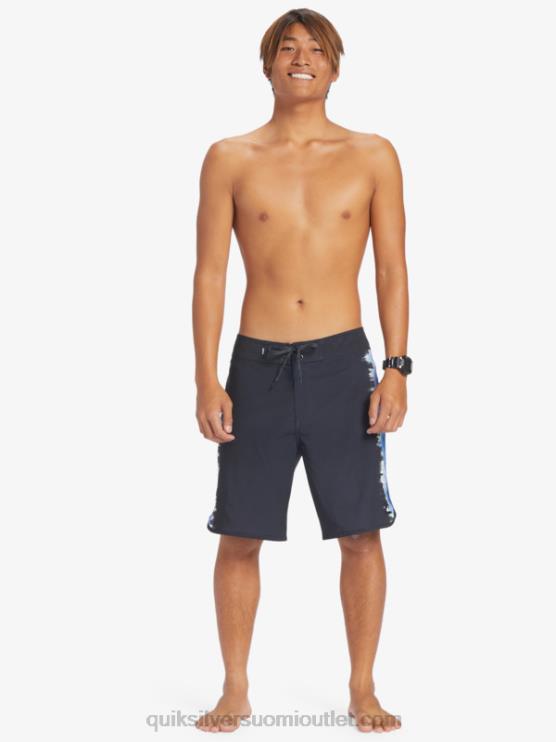 Quiksilver D6JJ216 miehet musta surfsilk kampasimpukka 19 boardshortsit