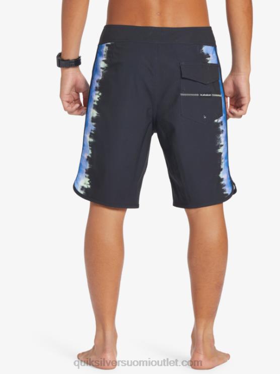 Quiksilver D6JJ216 miehet musta surfsilk kampasimpukka 19 boardshortsit