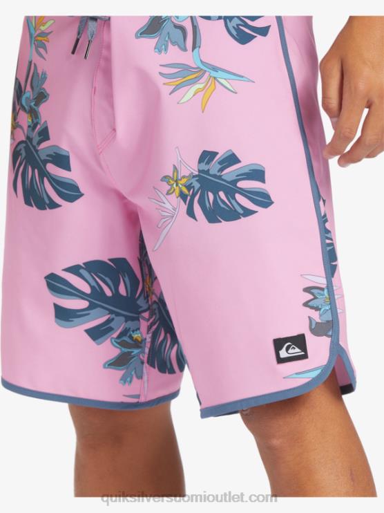 Quiksilver D6JJ217 miehet moonlite mauve surfsilk kampasimpukka 19 boardshortsit