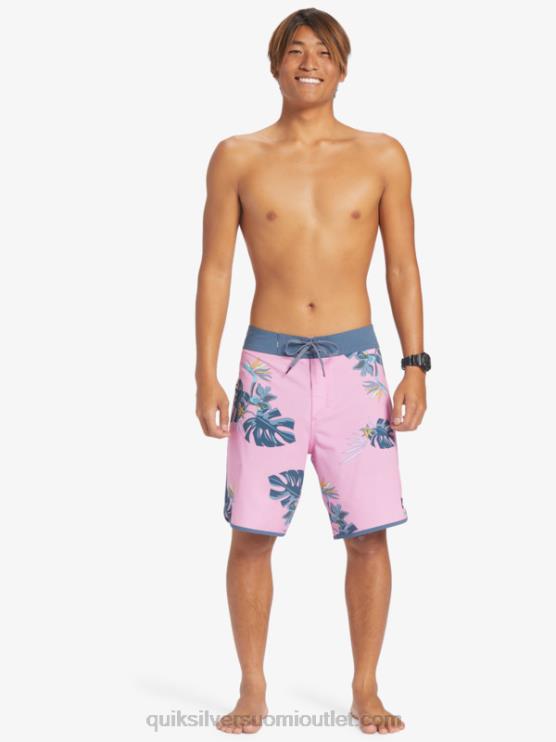 Quiksilver D6JJ217 miehet moonlite mauve surfsilk kampasimpukka 19 boardshortsit