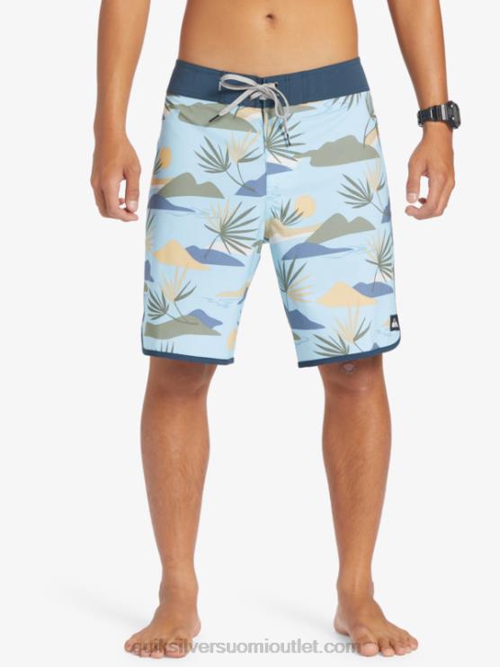 Quiksilver D6JJ218 miehet taivaansininen surfsilk kampasimpukka 19 boardshortsit