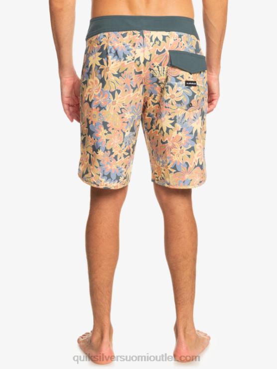 Quiksilver D6JJ219 miehet tumma liuskekivi surfsilk kampasimpukka 19 boardshortsit