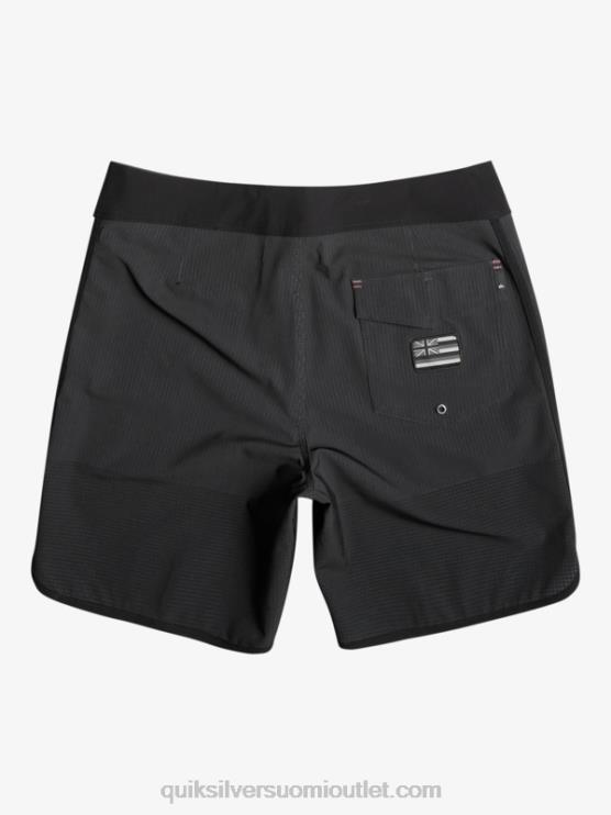 Quiksilver D6JJ21 miehet musta highlite kampasimpukka 19 boardshortsit