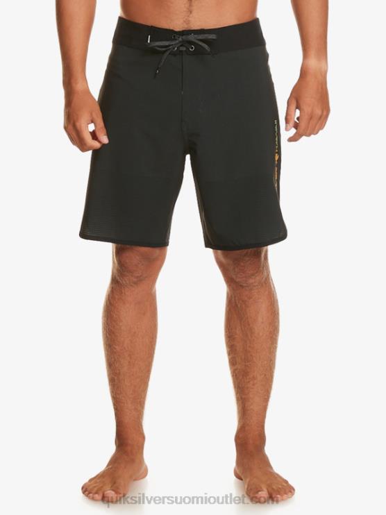 Quiksilver D6JJ21 miehet musta highlite kampasimpukka 19 boardshortsit