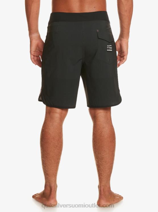Quiksilver D6JJ21 miehet musta highlite kampasimpukka 19 boardshortsit