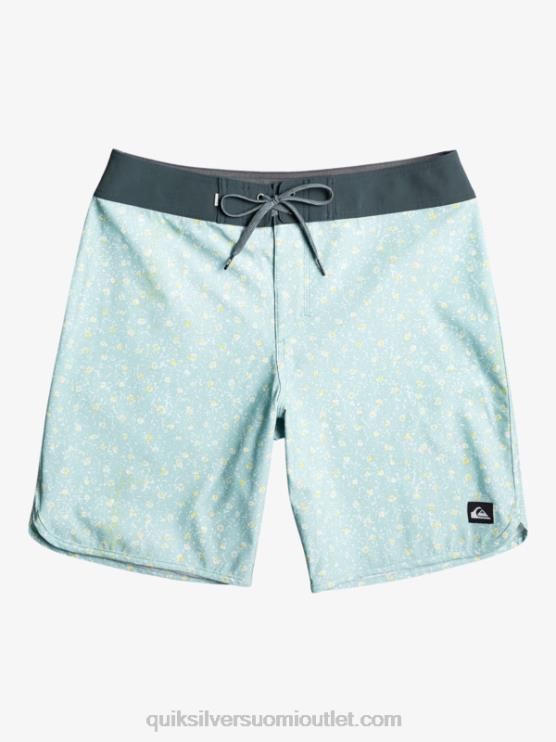 Quiksilver D6JJ220 miehet taivaansininen surfsilk kampasimpukka 19 boardshortsit