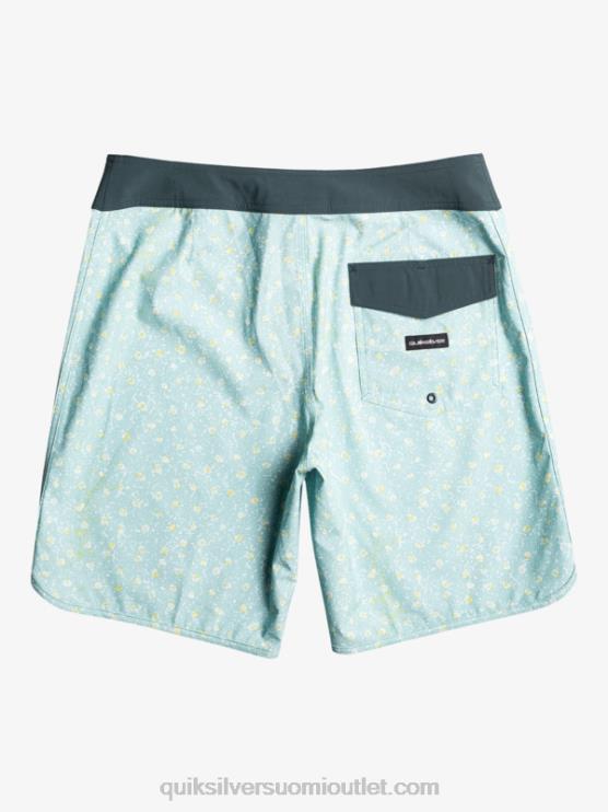 Quiksilver D6JJ220 miehet taivaansininen surfsilk kampasimpukka 19 boardshortsit