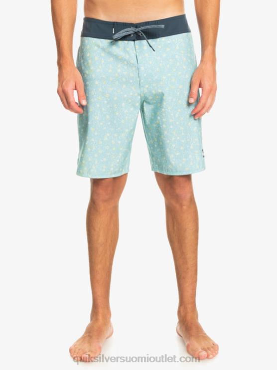 Quiksilver D6JJ220 miehet taivaansininen surfsilk kampasimpukka 19 boardshortsit