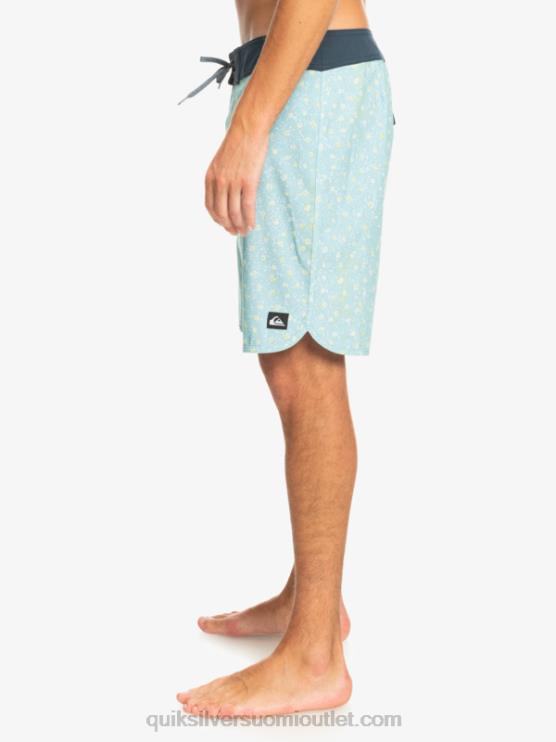Quiksilver D6JJ220 miehet taivaansininen surfsilk kampasimpukka 19 boardshortsit