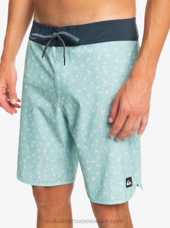 Quiksilver D6JJ220 miehet taivaansininen surfsilk kampasimpukka 19 boardshortsit