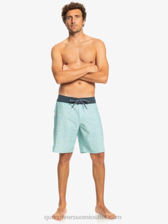 Quiksilver D6JJ220 miehet taivaansininen surfsilk kampasimpukka 19 boardshortsit