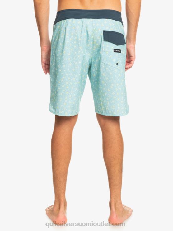 Quiksilver D6JJ220 miehet taivaansininen surfsilk kampasimpukka 19 boardshortsit