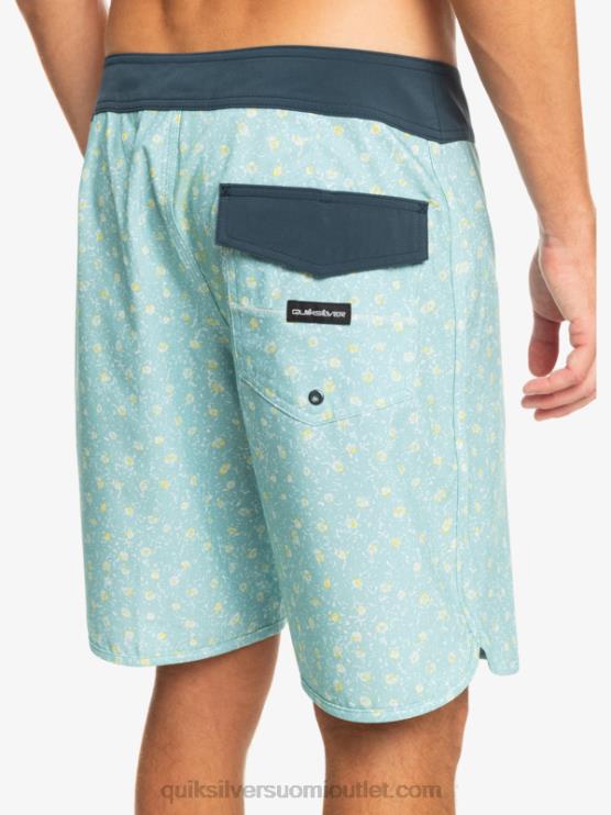 Quiksilver D6JJ220 miehet taivaansininen surfsilk kampasimpukka 19 boardshortsit