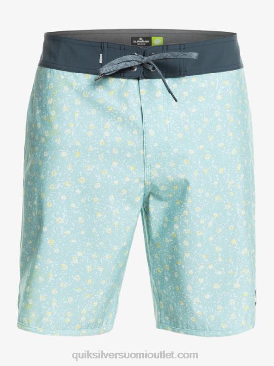 Quiksilver D6JJ220 miehet taivaansininen surfsilk kampasimpukka 19 boardshortsit