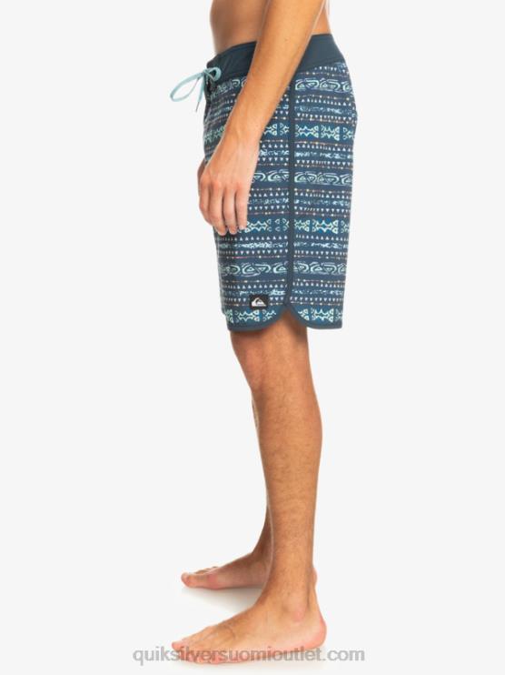 Quiksilver D6JJ221 miehet keskiyön laivasto surfsilk kampasimpukka 19 boardshortsit