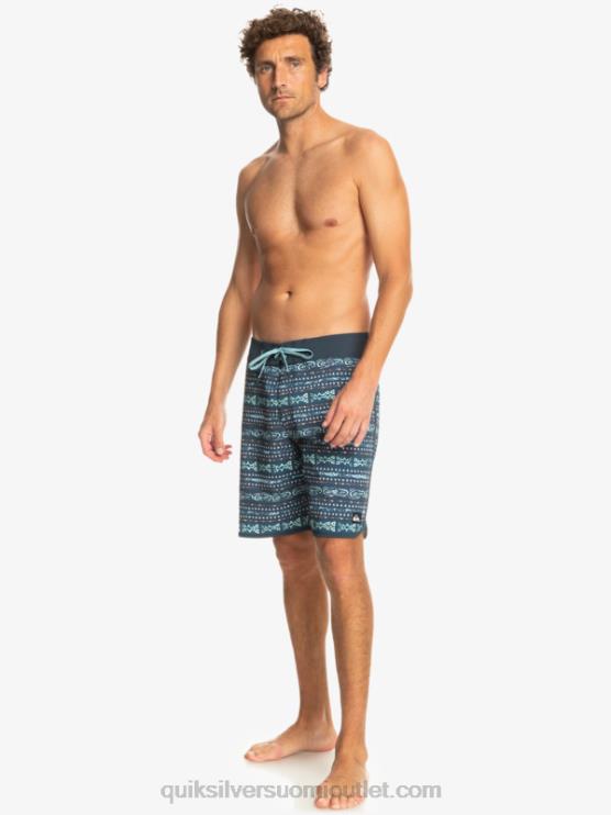 Quiksilver D6JJ221 miehet keskiyön laivasto surfsilk kampasimpukka 19 boardshortsit