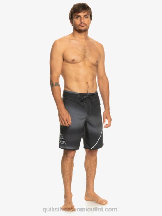 Quiksilver D6JJ223 miehet musta surfsilk new wave 20 boardshortsit