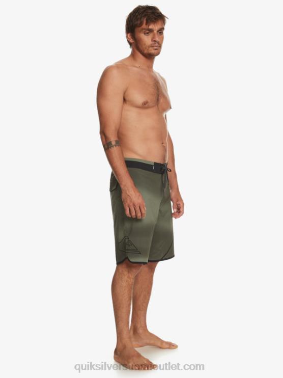 Quiksilver D6JJ224 miehet nelilehtinen apila surfsilk new wave 20 boardshortsit