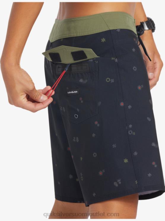 Quiksilver D6JJ239 miehet musta surfsilk qs 69 18 boardshortsit