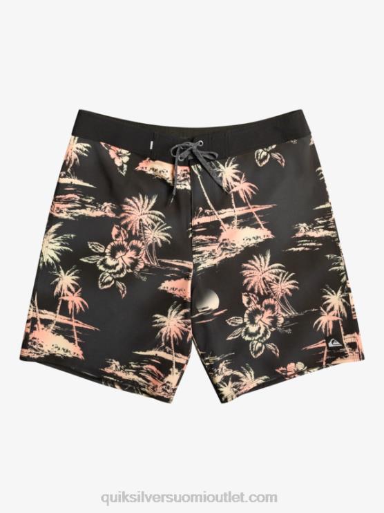 Quiksilver D6JJ243 miehet musta surfsilk qs 69 18 boardshortsit