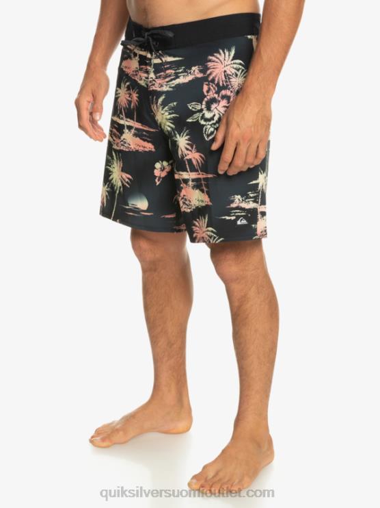 Quiksilver D6JJ243 miehet musta surfsilk qs 69 18 boardshortsit