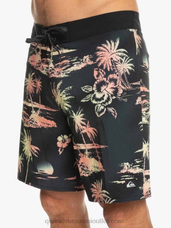 Quiksilver D6JJ243 miehet musta surfsilk qs 69 18 boardshortsit