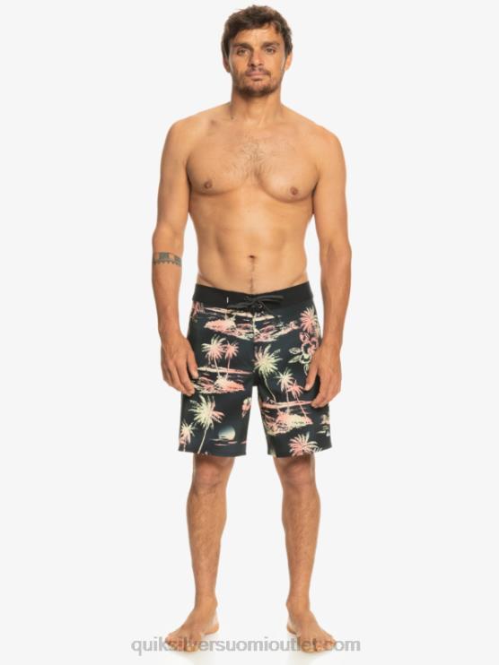 Quiksilver D6JJ243 miehet musta surfsilk qs 69 18 boardshortsit