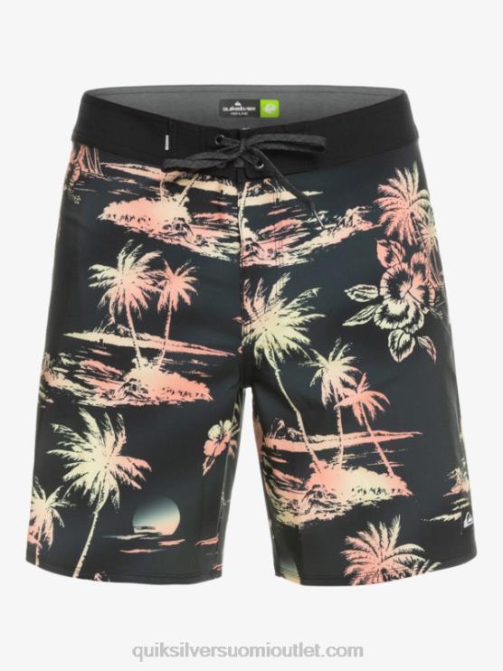 Quiksilver D6JJ243 miehet musta surfsilk qs 69 18 boardshortsit