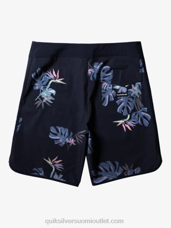 Quiksilver D6JJ24 miehet musta highlite kampasimpukka 19 boardshortsit