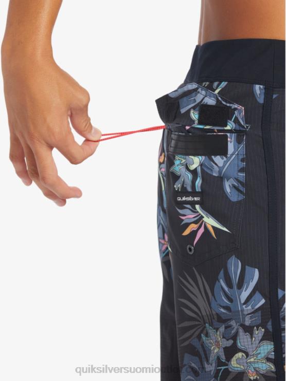 Quiksilver D6JJ24 miehet musta highlite kampasimpukka 19 boardshortsit