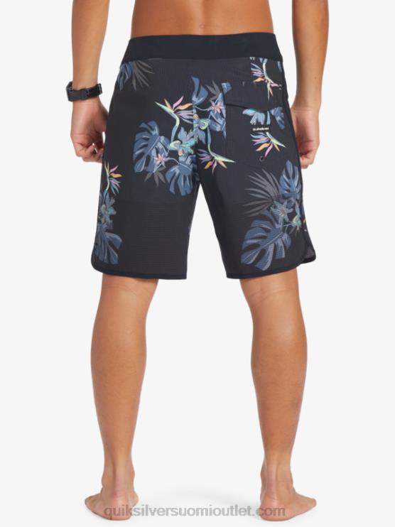 Quiksilver D6JJ24 miehet musta highlite kampasimpukka 19 boardshortsit