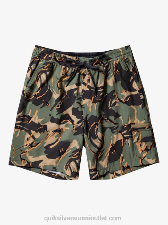 Quiksilver D6JJ252 miehet camo - plage taxer cargo 18 amphibian boardshortsit