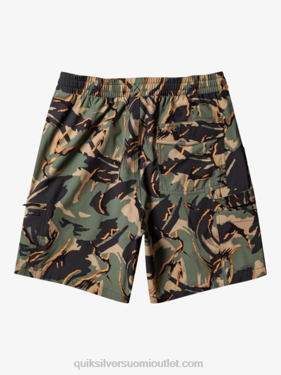 Quiksilver D6JJ252 miehet camo - plage taxer cargo 18 amphibian boardshortsit