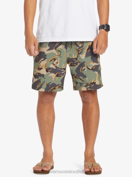 Quiksilver D6JJ252 miehet camo - plage taxer cargo 18 amphibian boardshortsit