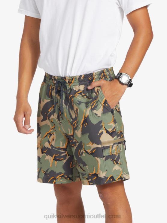 Quiksilver D6JJ252 miehet camo - plage taxer cargo 18 amphibian boardshortsit
