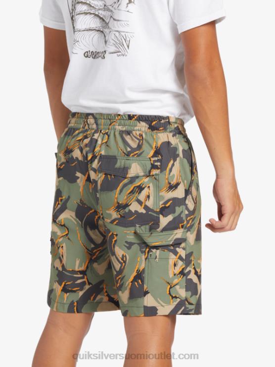 Quiksilver D6JJ252 miehet camo - plage taxer cargo 18 amphibian boardshortsit