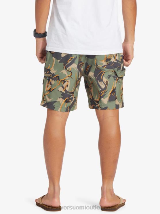Quiksilver D6JJ252 miehet camo - plage taxer cargo 18 amphibian boardshortsit