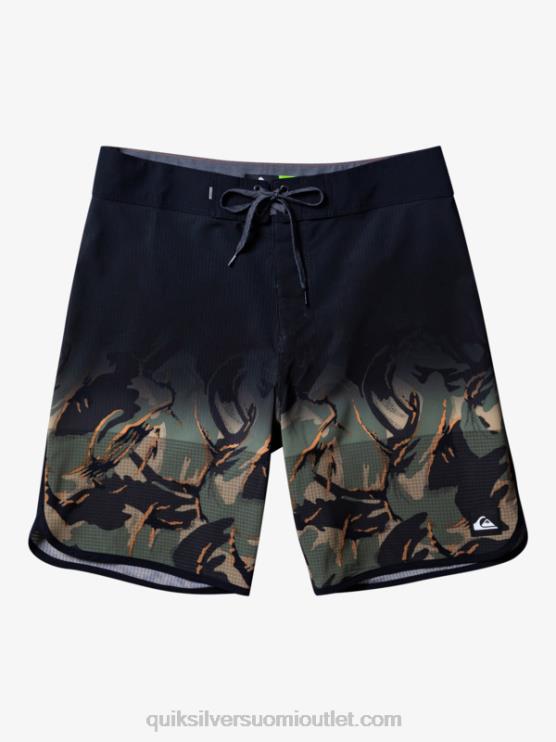 Quiksilver D6JJ25 miehet nelilehtinen apila highlite kampasimpukka 19 boardshortsit