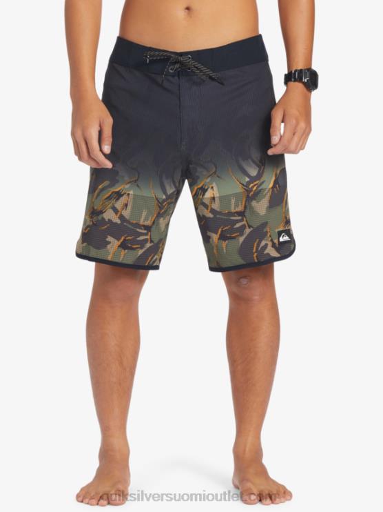Quiksilver D6JJ25 miehet nelilehtinen apila highlite kampasimpukka 19 boardshortsit