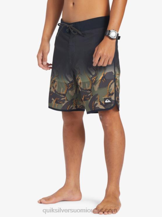 Quiksilver D6JJ25 miehet nelilehtinen apila highlite kampasimpukka 19 boardshortsit