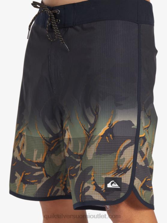 Quiksilver D6JJ25 miehet nelilehtinen apila highlite kampasimpukka 19 boardshortsit