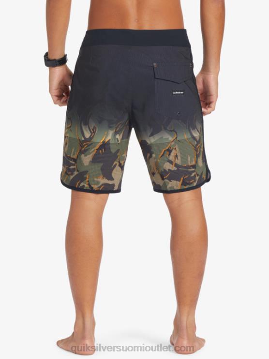 Quiksilver D6JJ25 miehet nelilehtinen apila highlite kampasimpukka 19 boardshortsit