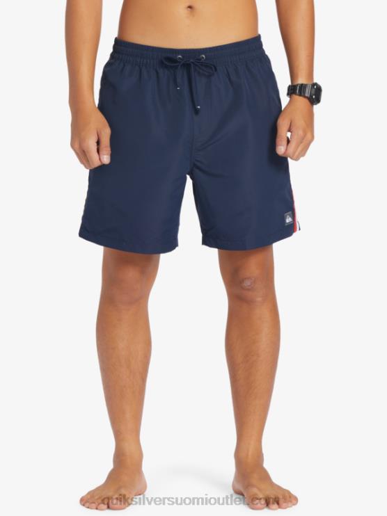Quiksilver D6JJ280 miehet laivasto bleiseri ranta kiitos 17 lentopalloa
