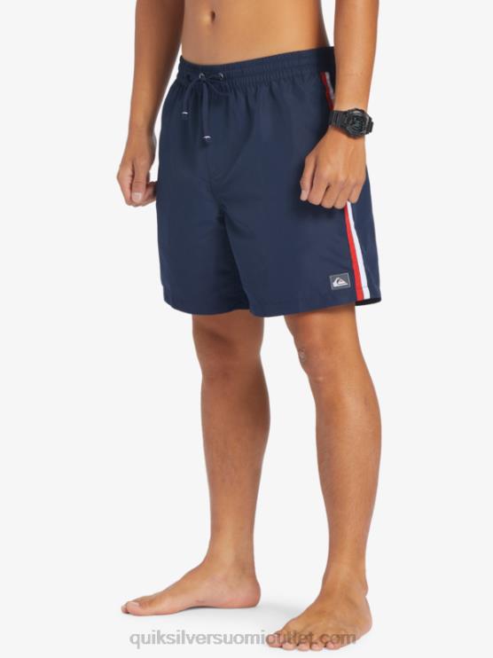 Quiksilver D6JJ280 miehet laivasto bleiseri ranta kiitos 17 lentopalloa