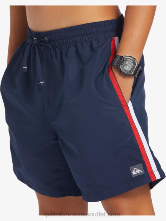 Quiksilver D6JJ280 miehet laivasto bleiseri ranta kiitos 17 lentopalloa