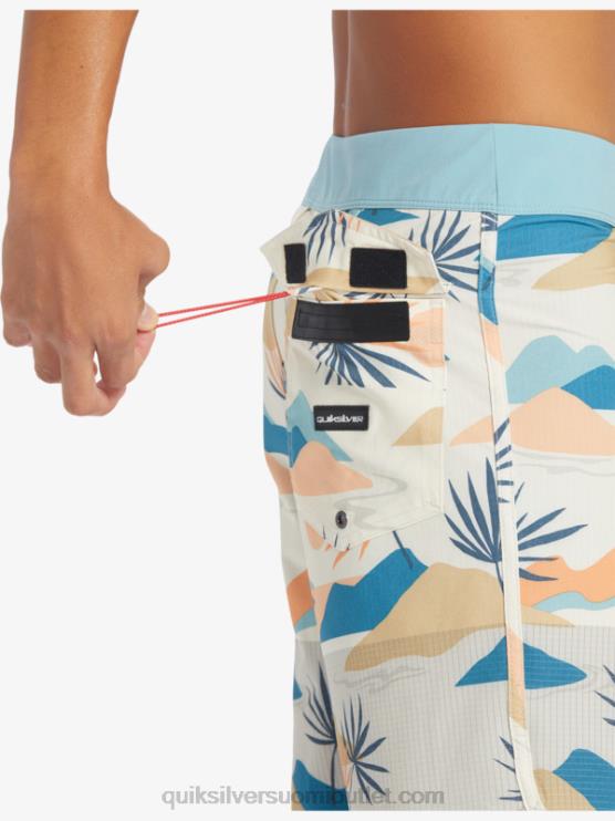 Quiksilver D6JJ29 miehet koivu highlite kampasimpukka 19 boardshortsit